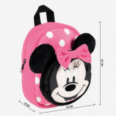 Rucsac de pluș Minnie Mouse pentru fete, roz Minnie Mouse 278154 3