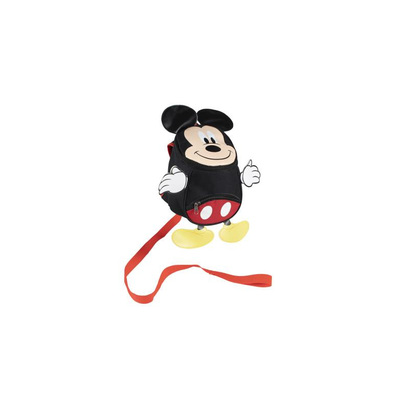 Mini rucsac pentru copii cu Mickey Mouse și centură de siguranță pentru fete, negru  278176