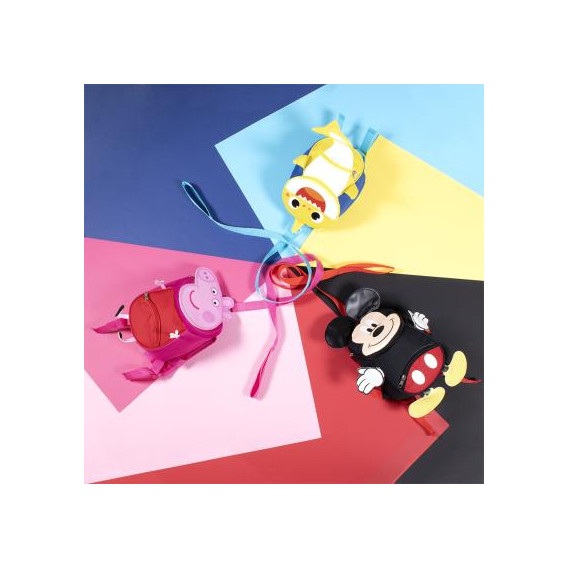 Mini rucsac pentru copii cu Mickey Mouse și centură de siguranță pentru fete, negru Mickey Mouse 278183 8