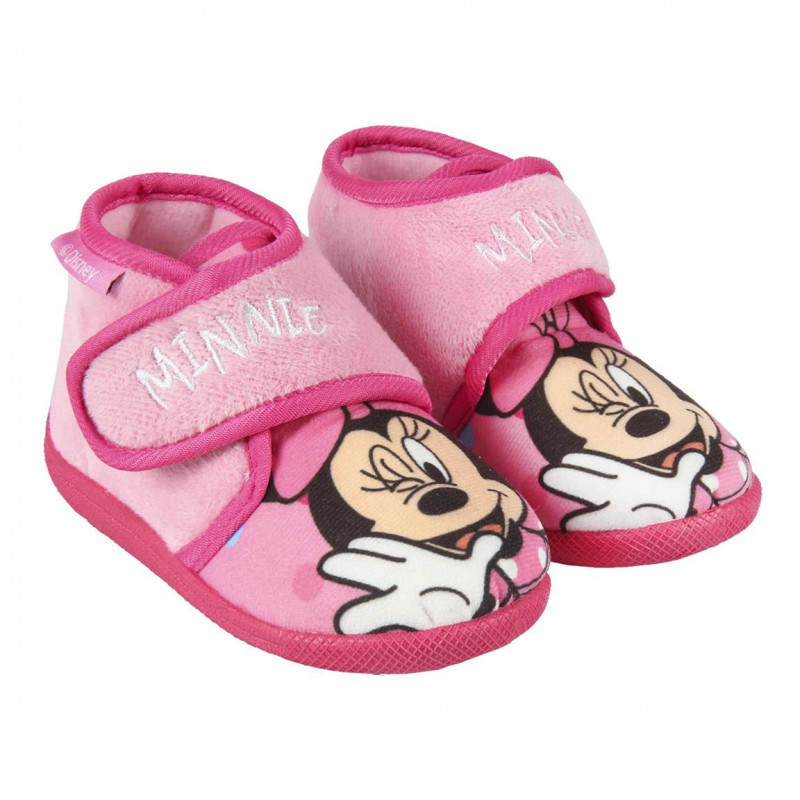 Papuci cu imprimeu Minnie Mouse, roz  278237