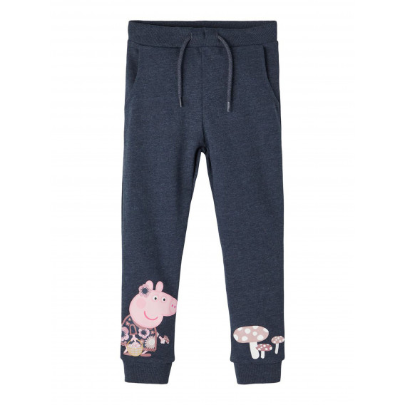 Pantaloni sport Peppa Pig, bleumarin Name it 278586 