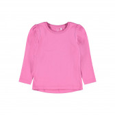 Bluză din bumbac cu mâneci lungi, în roz Name it 278599 