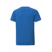 Tricou din bumbac cu sigla mărcii, culoare albastră Puma 278626 2