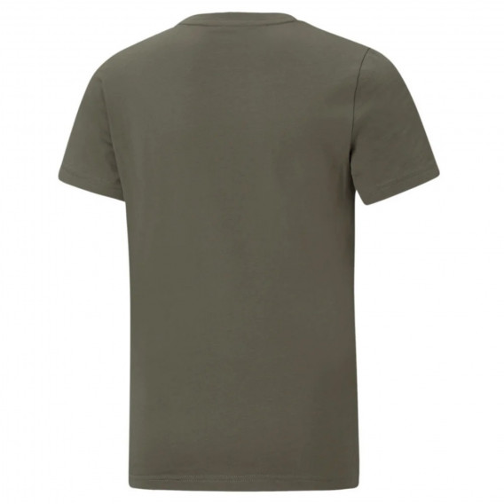Tricou din bumbac cu sigla mărcii, culoare verde Puma 278629 2