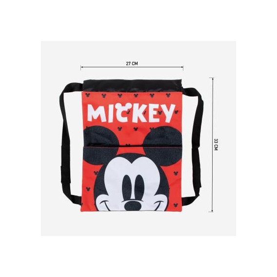 Rucsac în formă de sac cu Mickey Mouse pentru băieți, roșu Mickey Mouse 278701 3