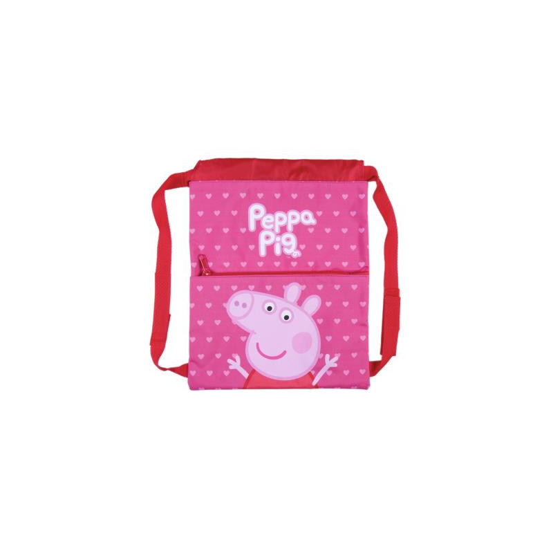 Rucsac în formă de sac cu Peppa Pig pentru fete, roz  278708