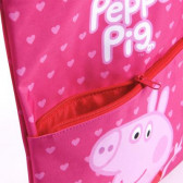 Rucsac în formă de sac cu Peppa Pig pentru fete, roz Peppa pig 278711 4