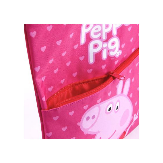 Rucsac în formă de sac cu Peppa Pig pentru fete, roz Peppa pig 278711 4