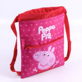 Rucsac în formă de sac cu Peppa Pig pentru fete, roz Peppa pig 278714 7