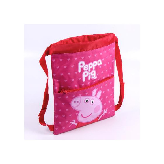 Rucsac în formă de sac cu Peppa Pig pentru fete, roz Peppa pig 278714 7