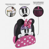 Rucsac cu aplicație Minnie Mouse pentru fete, negru Minnie Mouse 278720 5