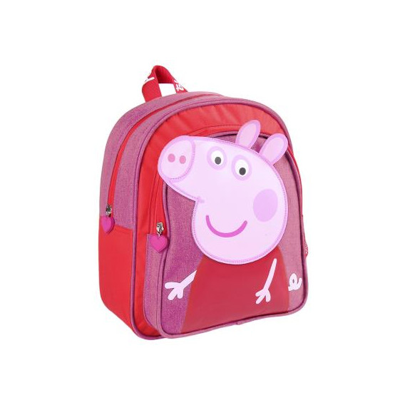 Rucsac cu aplicație Peppa Pig pentru fete, roz Peppa pig 278727 
