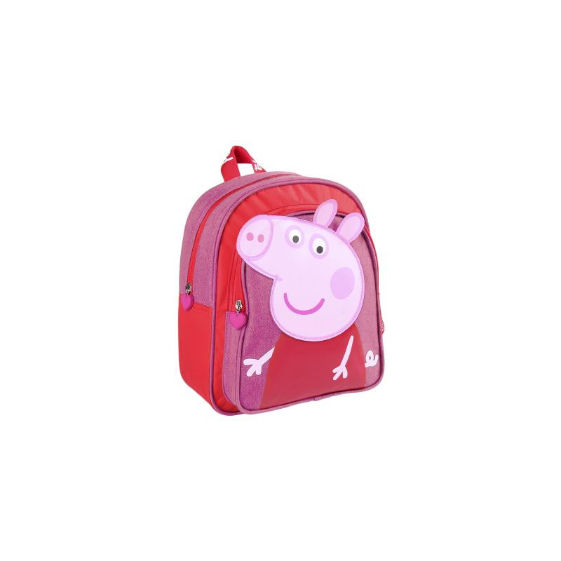 Rucsac cu aplicație Peppa Pig pentru fete, roz  278727