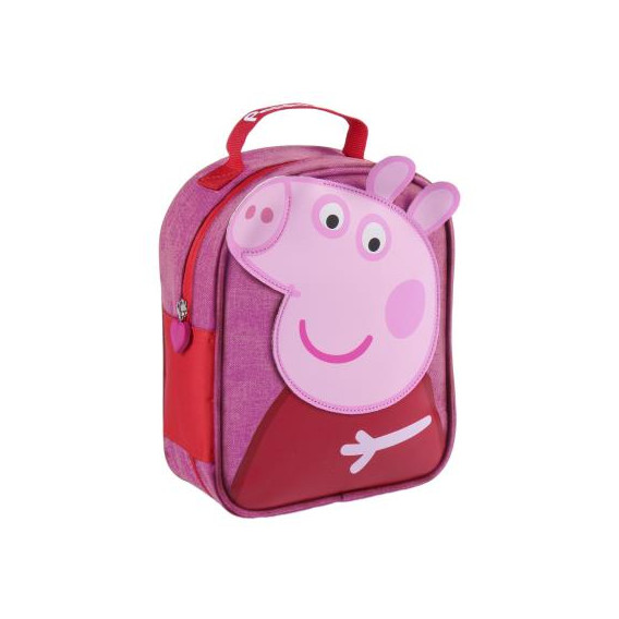 Borsetă de prânz cu aplicație Peppa Pig pentru fete, roz Peppa pig 278739 
