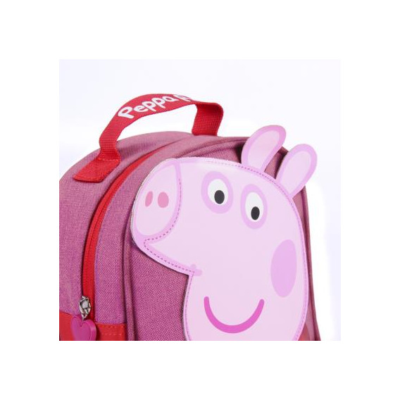 Borsetă de prânz cu aplicație Peppa Pig pentru fete, roz Peppa pig 278746 8