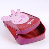 Borsetă de prânz cu aplicație Peppa Pig pentru fete, roz Peppa pig 278747 9
