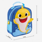 Borsetă de prânz cu aplicație Baby Shark pentru băieți, albastră BABY SHARK 278764 3
