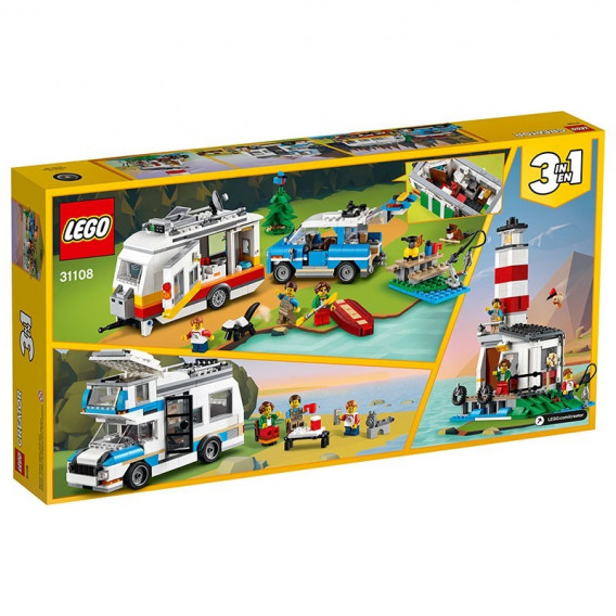 Joc de construit - Vacanță de familie cu rulotă, 766 piese Lego 279152 2