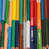 Set de creioane bicolore, 48 de culori + ascuțitoare  Kores 279231 2