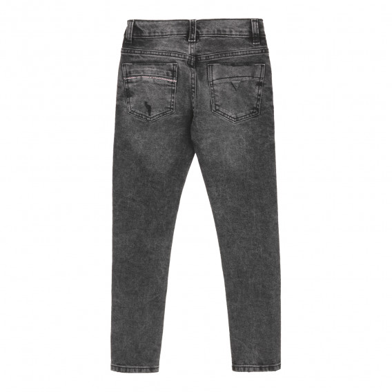 Jeans cu efect decolorat, gri Guess 279418 2