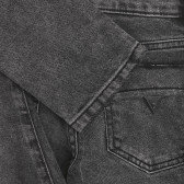 Jeans cu efect decolorat, gri Guess 279419 3