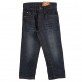 Jeans cu cinci buzunare, culoarea albastră Cool club 279595 