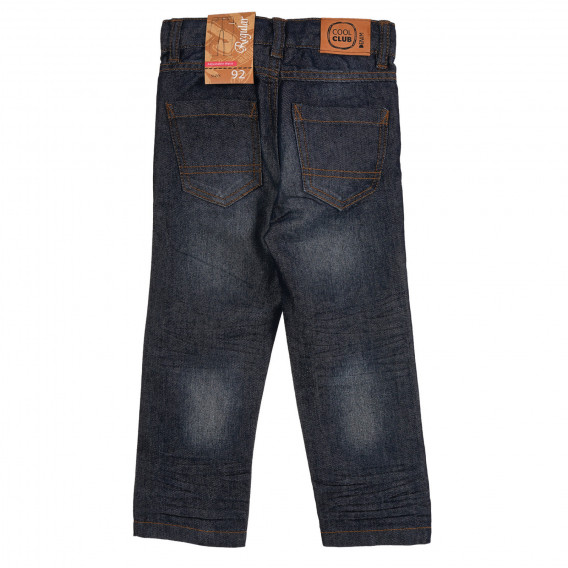 Jeans cu cinci buzunare, culoarea albastră Cool club 279598 4