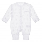 Salopetă pentru bebeluși cu imprimeu ursuleț de pluș, alb Cool club 279707 