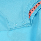 Tricou din bumbac cu imprimeu animal pentru bebeluș, albastru deschis Cool club 280669 3