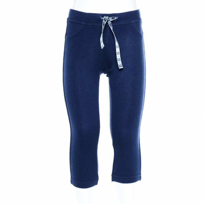 Pantaloni lungi din bumbac pentru copii, cu buzunare decorative  28096