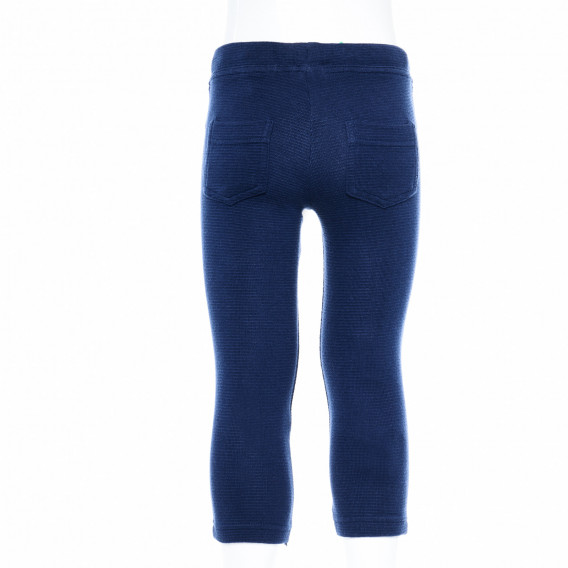 Pantaloni lungi din bumbac pentru copii, cu buzunare decorative Benetton 28097 2