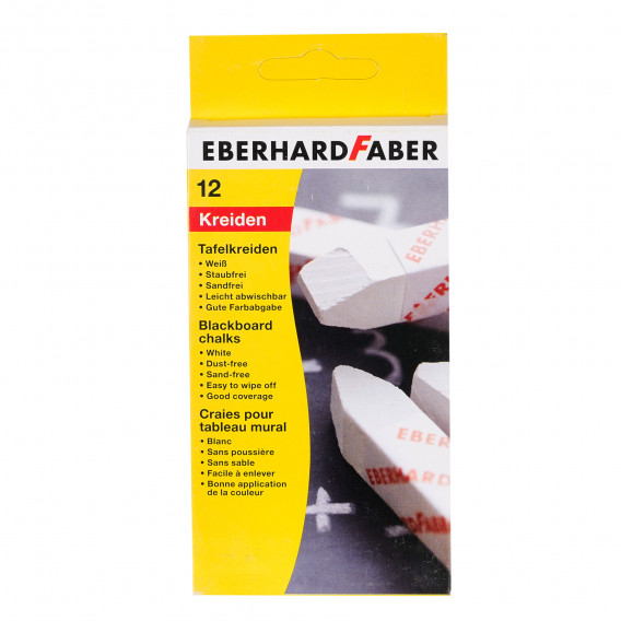 Cretă albă, 12 buc Eberhard Faber 281245 3