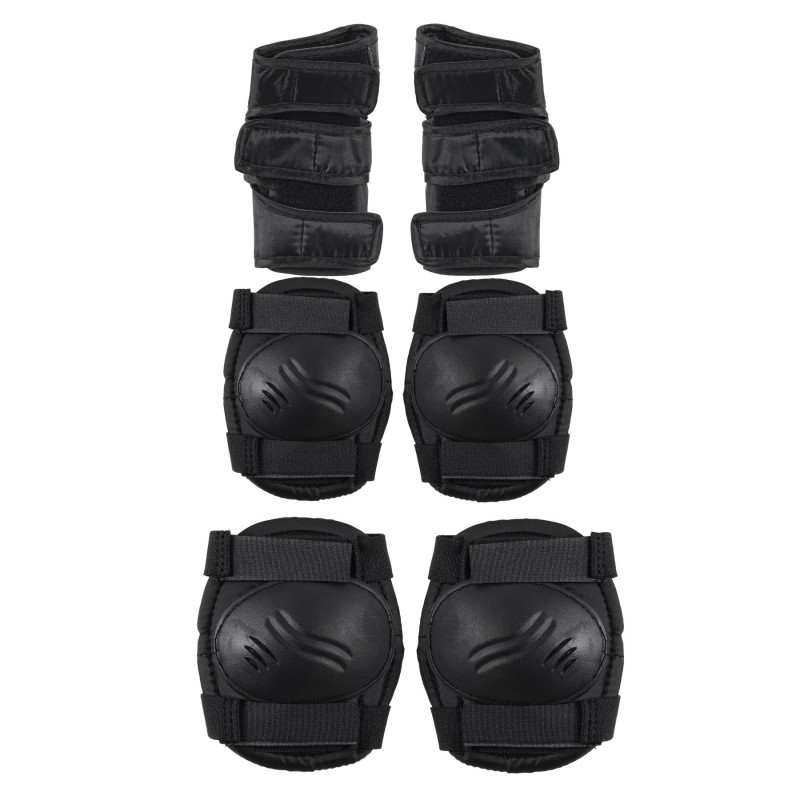 Set de protecții pentru genunchi, coate și încheieturi - marimea S, negru  282851