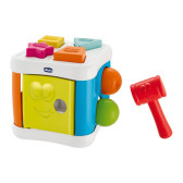 Jucărie 2 în 1 Sort & Beat Cube Chicco 282893 