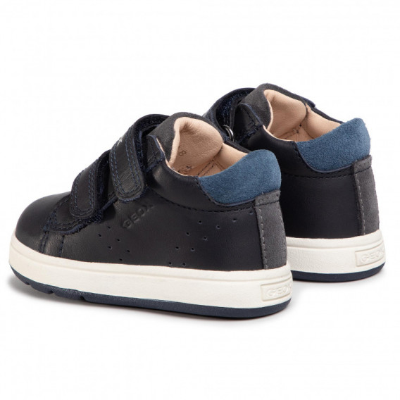 Sneakers cu numele mărcii pentru bebeluși, albastru Geox 283045 3