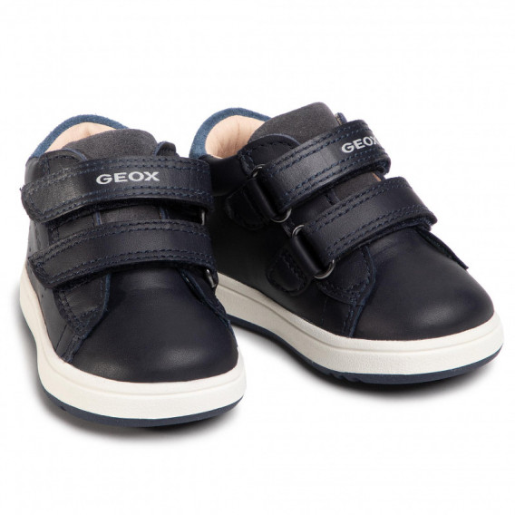 Sneakers cu numele mărcii pentru bebeluși, albastru Geox 283047 5