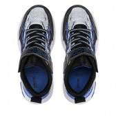 Sneakers cu detalii albastre, negri. Geox 283075 6