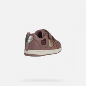 Sneakers cu aplicații de inimă, roz Geox 283135 4