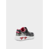 Sneakers cu detalii roz, pe argintiu Geox 283146 3