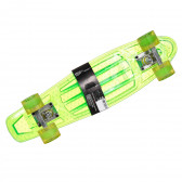 Skateboard transparent cu tracțiune, verde Amaya 283218 2
