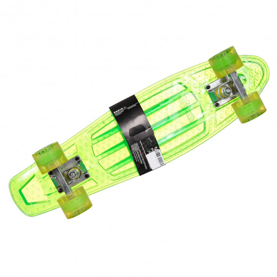Skateboard transparent cu tracțiune, verde Amaya 283218 2