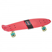 Skateboard mare cu tracțiune, roșu Amaya 283378 