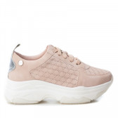 Pantofi sport de culoare roz cu talpa plată pentru fete XTI 28370 2