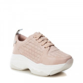 Pantofi sport de culoare roz cu talpa plată pentru fete XTI 28371 3