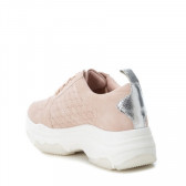 Pantofi sport de culoare roz cu talpa plată pentru fete XTI 28372 4