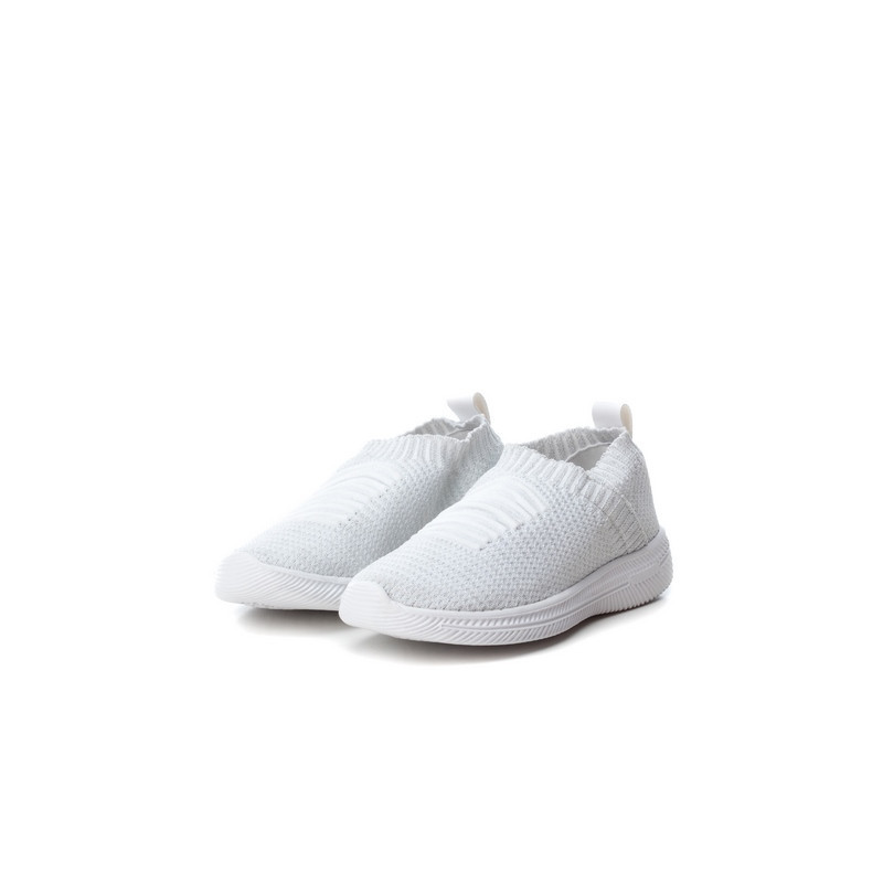 Pantofi sport pentru fete cu design clar, alb  28377