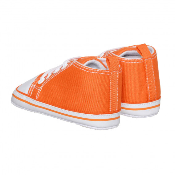 Teniși cu detalii albe pentru bebeluși, portocalii Playshoes 283791 2