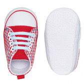 Pantofi cu detalii de culoare albastru deschis și cu aplicații inimii Playshoes 283812 3