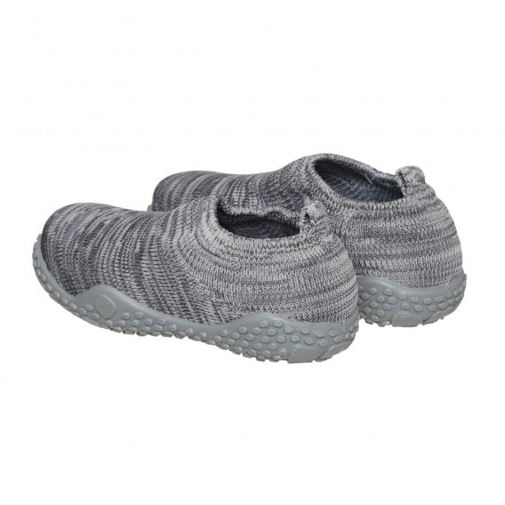Papuci de interior textili, gri Playshoes 283822 2