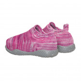 Papuci de interior textili roz Playshoes 283825 2